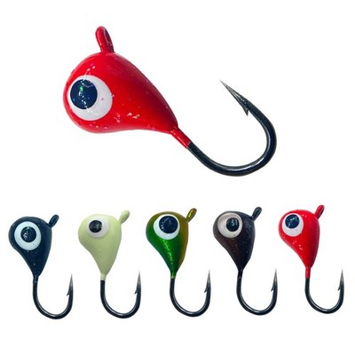 15 Pcs Ice Fishing Jigs for Panfish Walleye Sunfish Winter Ice Jigging Tackle...