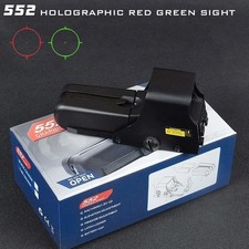 551 552 553 Holographic Red Green Dot Reflex Sight Scope Tactical Hunting 20mm