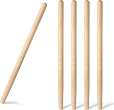 41" Hardwood Shovel Handle Replacement - Set of 5 for Garden Tools