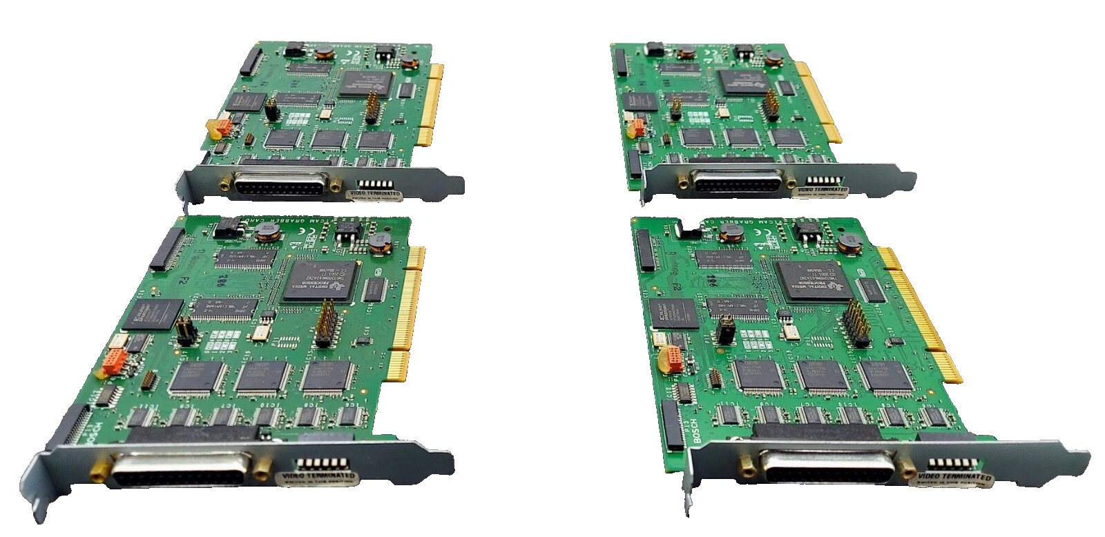 LOT OF 4 BOSCH 94V-0 VICAM GRABBER CARD V6
