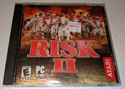Risk II 2 PC CD-Rom Game Atari Windows 95/98 NEW SEALED 2003 Hasbro Jewel Case