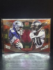 Michael Irvin Brian Dawkins Nemeses Insert Football Card Cowboys Eagles