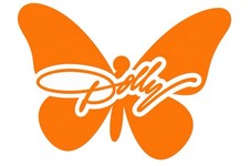 Dolly Tennessee Vols 3" Butterfly Sticker, Dolly Parton Helmet decal, football
