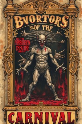 16618.Wall Decor Poster.Interior Art.Circus Freakshow Monster Vampire Bvortors
