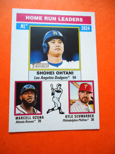 Shohei Ohtani - 2025 Topps HR Leaders Heritage Baseball card #193 - Dodgers