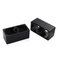 Universal Billet Aluminum Leaf Spring Lowering Block Kit for Ride Height 2 Inch