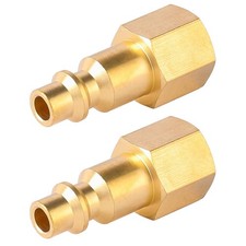 BILAL Brass 1/4 Inch NPT Brass Female Air Hose Quick Connect Adapter,Air Coup...