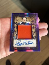 2019-20 Leaf Ultimate Hockey Ron Hextall Auto Game Worn Relic 1/9 Refractor