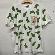 VTG AOP Popeyes Fishkin’ Charters T-Shirt - SZ XL White - Made In USA