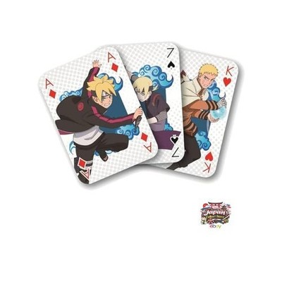 SAKAMI - Naruto Boruto - 52 Spielkarten - Poker Kartenspiel Deck Spielkarten -