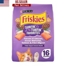 Nutritious Dry Cat Food Chicken Whitefish Salmon 16lb Kibble 100pct Complete New 1.58 per gallon