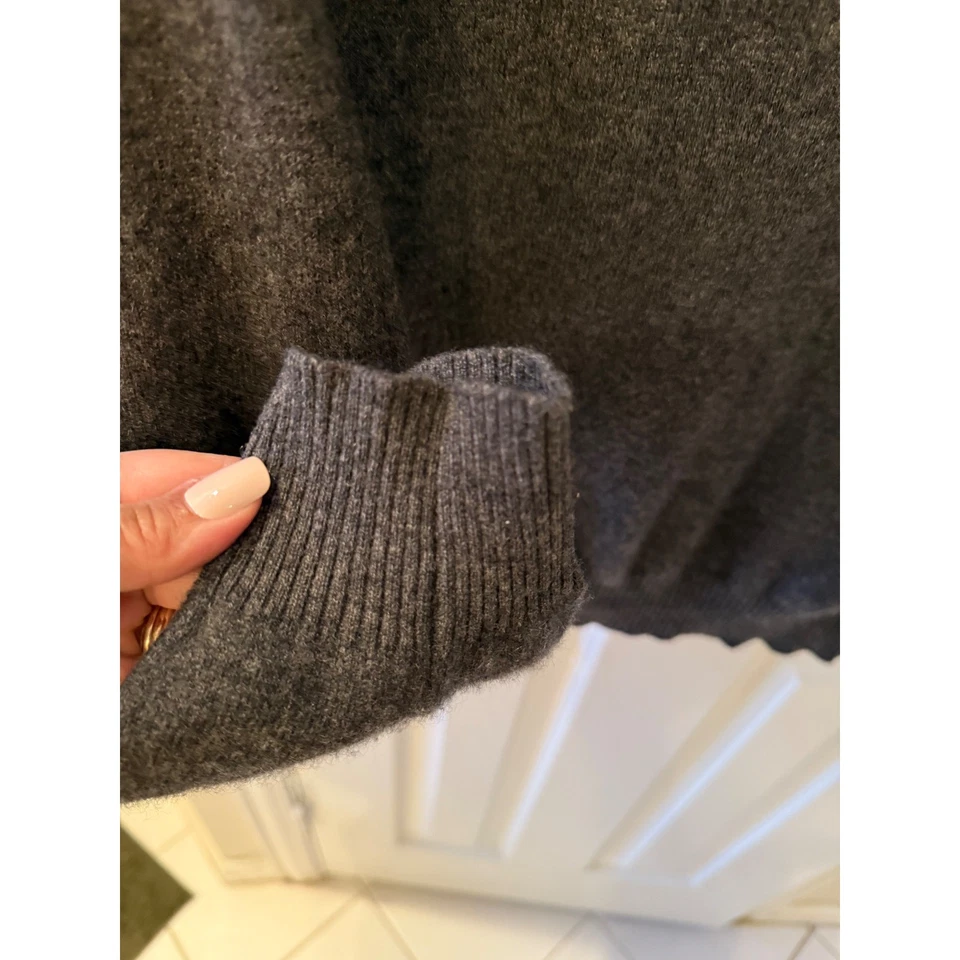 Neiman Marcus Quarter Zip Sweater Pullover Men Casual Knitwear 100 cashmere - Image 4 of 4