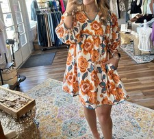 Entro Azalea Sunset Dress Size L