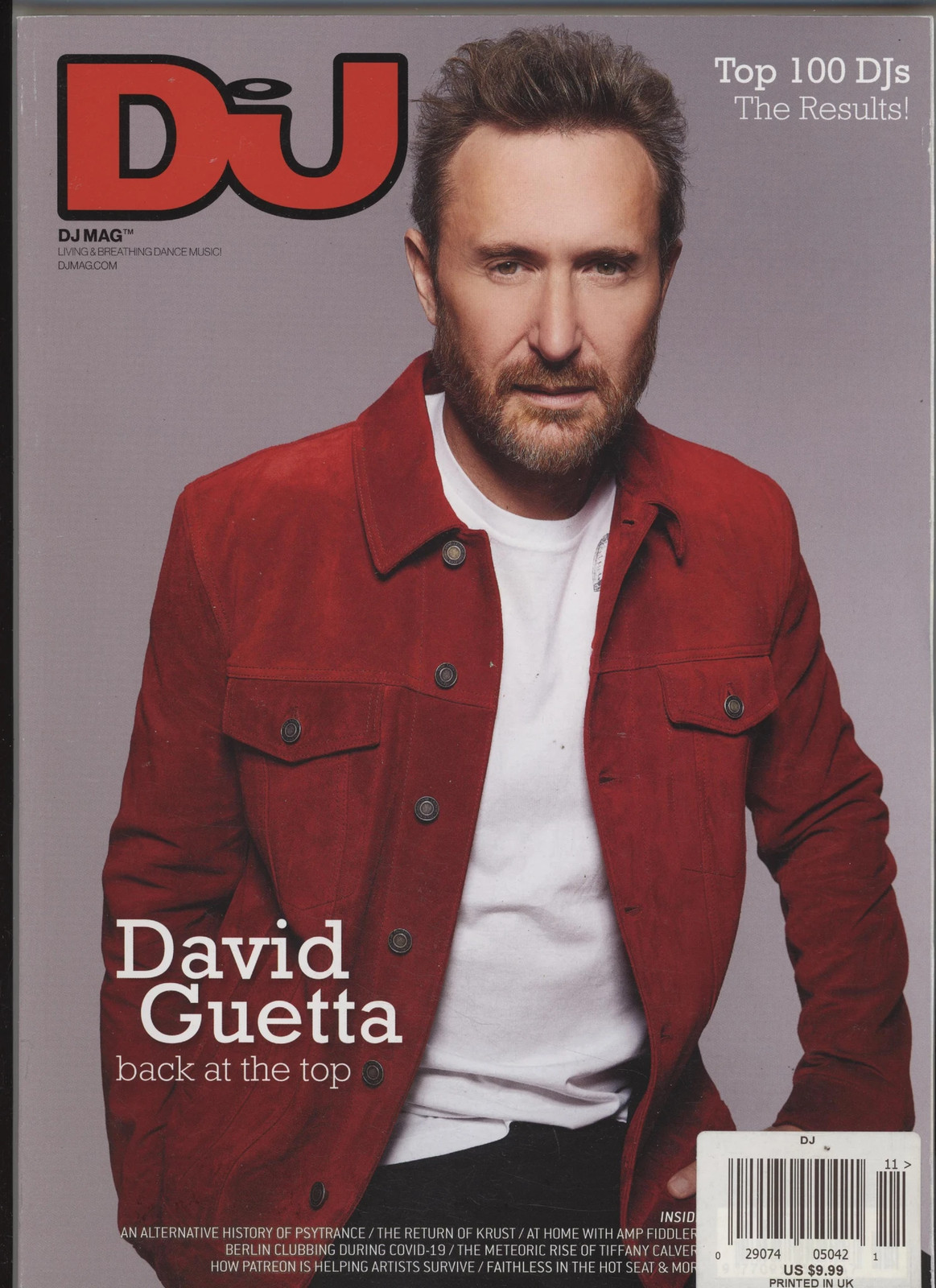 DJ Mag Top 100 DJs David Guetta Back at the Top Magazine