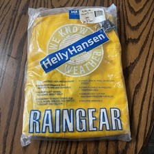 Vintage Helly Hansen Bib Overalls Rain Gear Mens Large Heavy Duty New