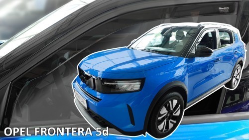 Déflecteurs d'air Opel Frontera 2024 anti-pluie et réduction des bruits d'air
