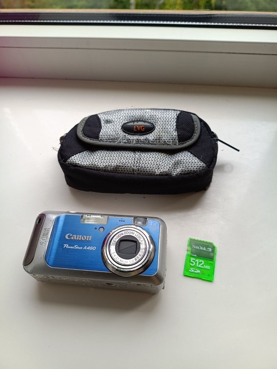Buy Canon PowerShot A460 5.0MP Digital Camera - Blue online | eBay