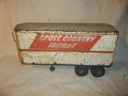 VINTAGE TONKA CROSS COUNTRY FREIGHT REEFER BOX TRAILER ONLY