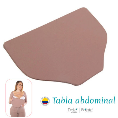 Tabla postoperatoria abdominal drenaje y prevención fibrosis,  Abdominal board