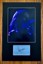 MAZZY STAR~HOPE SANDOVAL Signed & Matted Signature & Photo Display~Fade Into You