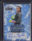 2025 Leaf Metal Women Of Sport Breaking Barriers Platinum Hope Solo 8/8 Auto