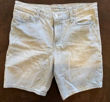 Calvin Klein Shorts Size 31 Faded Light Wash Denim Blue Vintage Mom
