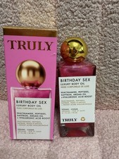 TRULY Birthday Sex Luxury Body Oil Vegan Hyaluronic Acid Boost 3.1 Oz / 90ML