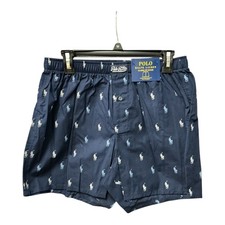 Polo Ralph Lauren Classic Fit Boxer Navy Pony Print 100 Cotton NWT S/M R382SR