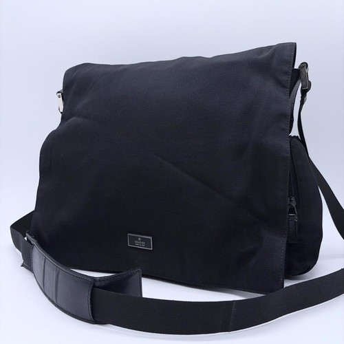 Gucci Nylon Shoulder Bag Black Tom Ford Y2K