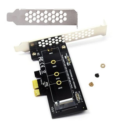 PCI-Express 1X to M.2 NGFF Adapter Card PCIE 3.0 X1 to NVME SSD M2 for Lite-On