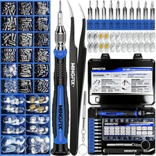 Eyeglass Sunglass Repair Kit, Magnetic Eye Glasses Repairing Tool Kit with Assor