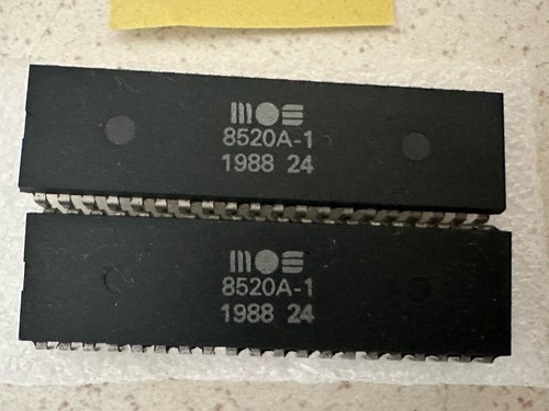 Commodore Amiga 500+Par de chips 8520PD CIA 1988 A500, A500+, A1500 y A2000. 765 - Imagen 2 de 2