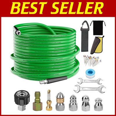 #ad Versatile Pressure Washer Drain Kit 50FT 5800 PSI $71.35