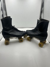 Vintage Riedell Red Wing Roller Skates Men s Size 12 Leather Chicago Trophy