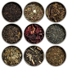 Heavenly Tea Leaves Organic 9 Flavor Variety Pack | Loose Leaf Tea Sampler