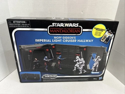 STAR WARS THE VINTAGE COLLECTION MANDALORIAN MOFF GIDEON CRUISER HALLWAY PLAYSET