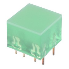10 x Green 10x10mm LED Light Bar L-875/4GDT