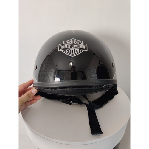 Harley-Davidson Ricochet Half Motorcycle Helmet DOT Black XS Made in Italy