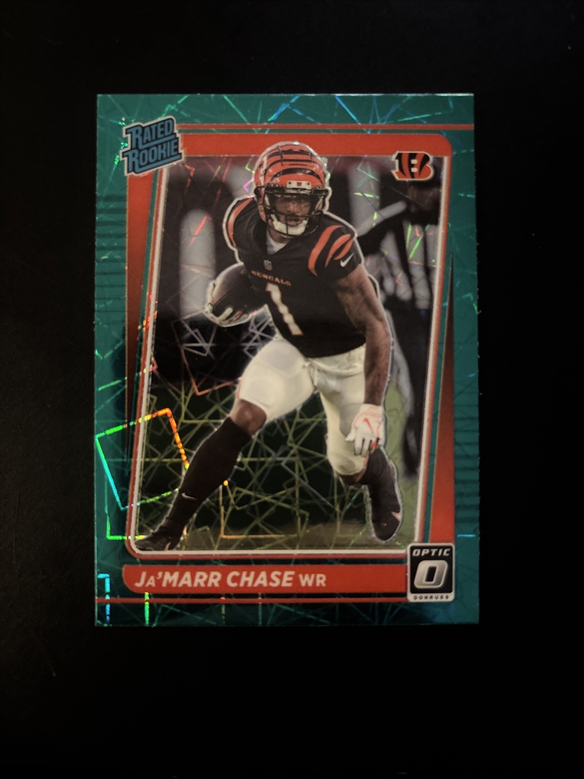JaMarr Chase Panini Donruss Optic #207 Green