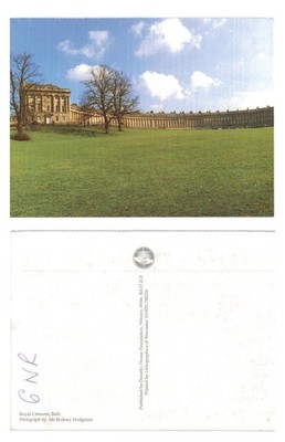 Vintage Postkarte - The Royal Crescent, Bath - Rodney Hodgman Fotografie UNBESPIELT