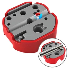 Universal Bench Block with Non-Marring, Magnetic Bench Block Armorers with