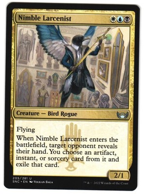 Nimble Larcenist 205 U Streets of New Capenna NM MTG