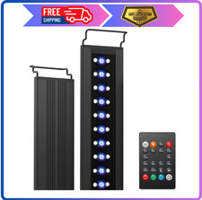 NICREW C10 24/7 LED Aquarium Light, 30-36 Inches, Full Spectrum with Timer