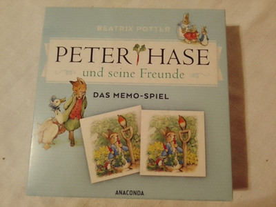 Beatrix Potter Memory, Peter Hase + seine Freunde, mit Zeichnungen von 1902