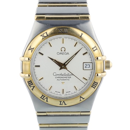 Omega Constellation 1202.30.00 36 mm White Dial Gold Bi-Metal Automatic Watch
