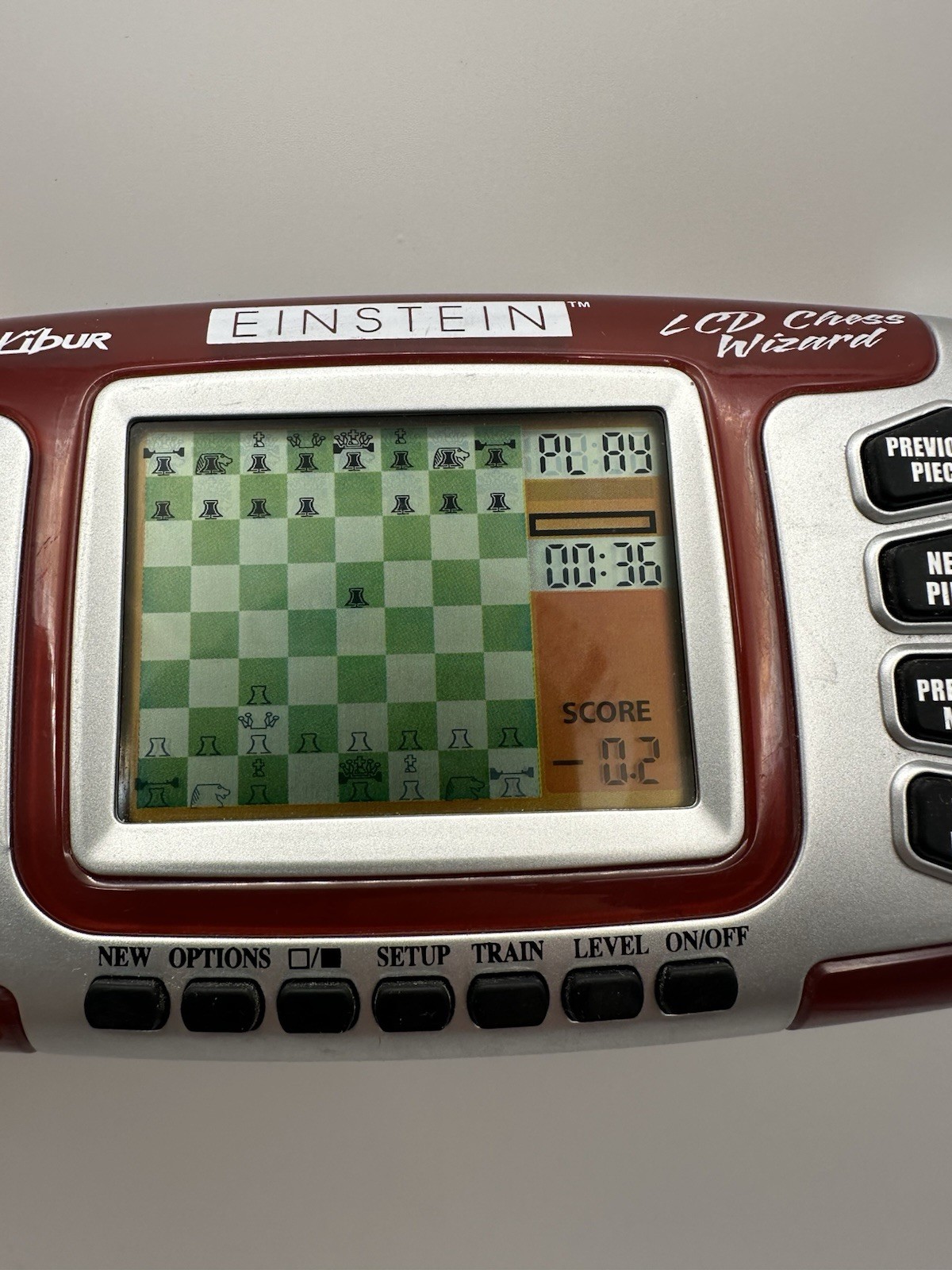 Einstein LCD Chess Wizard Excalibur Handheld Electronic Game Tester Working