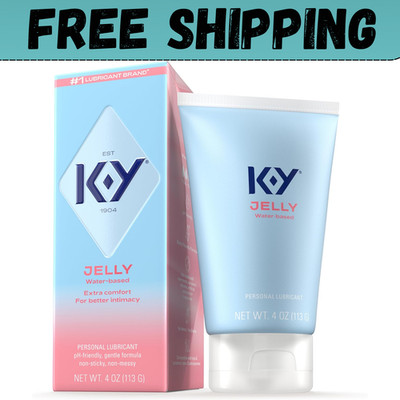 K-Y Jelly Personal Lubricant Water Based Lube for Wetter Sex -NEW- Long Lasting.