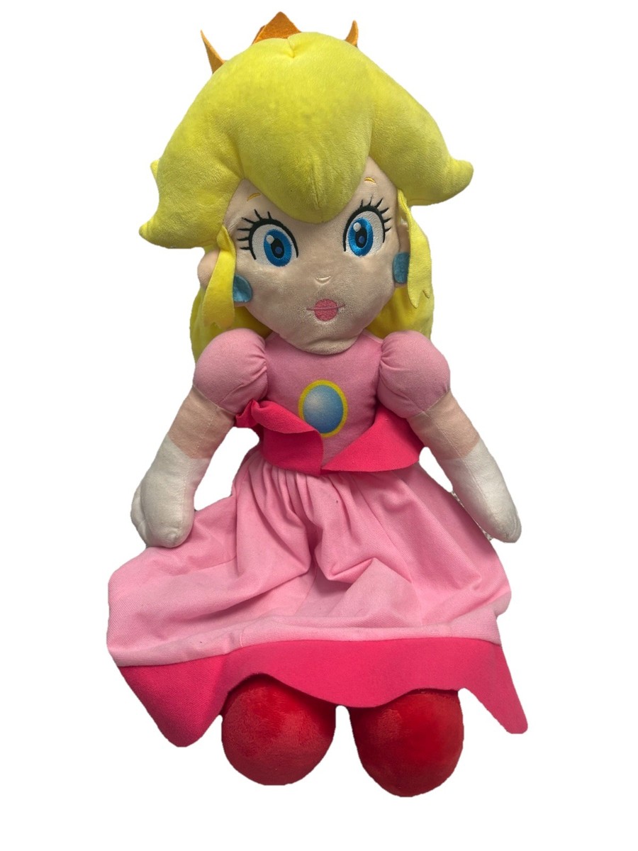 Official Nintendo Super Mario Bros Princess Peach JUMBO Plush | eBay
