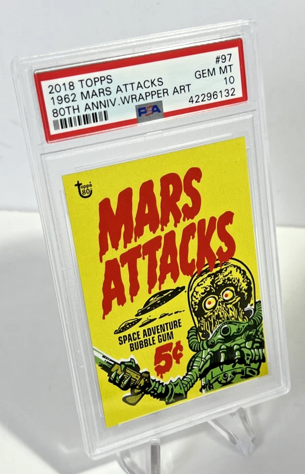 1962 Mars Attacks! 2018 Topps 80th Anniversary #97 PSA 10 Gem Mint - Image 3 of 4