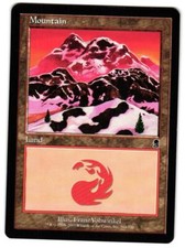 Magic_the_gathering Odyssey Mountain (344) #344 2001,MTG,LP Land